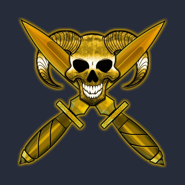 Gold Sub Badge Logo by Bluddshed