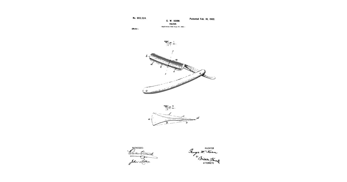 Straight Razor Size Chart