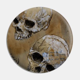 Twin skull study Pin