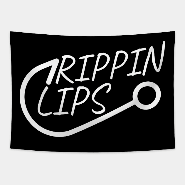 Ripping lips Tapestry by Catchy Phase