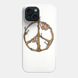 Peace Sloths Phone Case