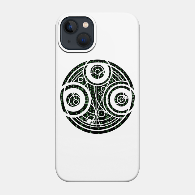 Time Lord in the Matrix - Timelord - Phone Case