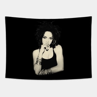 The Miseducation of Lauryn Hill Vintage Halftone Style Tapestry