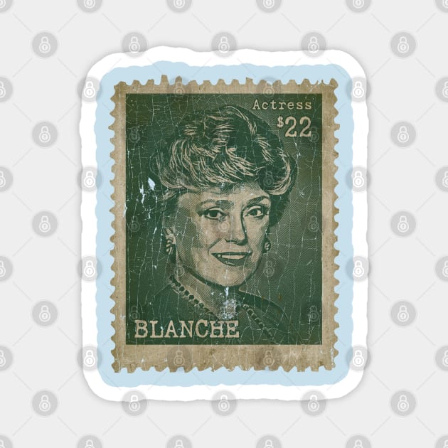 Blanche Devereaux Magnet by Chillashop Artstudio