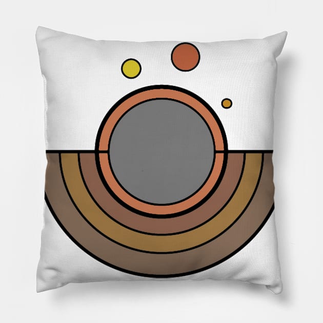 earth emblem Legacy of Kain Pillow by Chantel Fourie