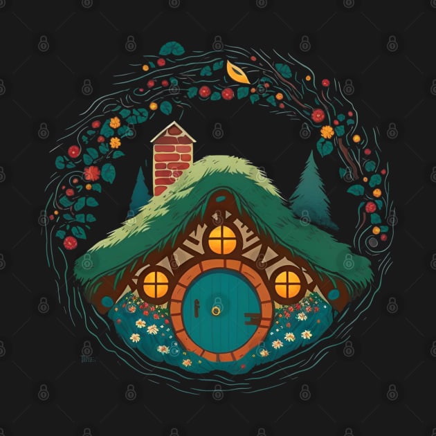 A Halfling Home by Christmas II - Round Doors - Fantasy by Fenay-Designs