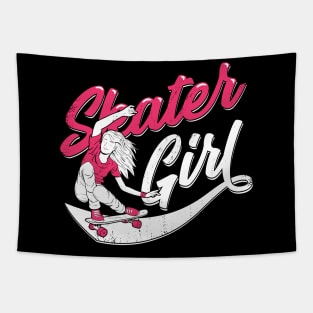 Skateboard Skateboarding Skater Girl Gift Tapestry