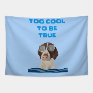 Too cool dog Tapestry