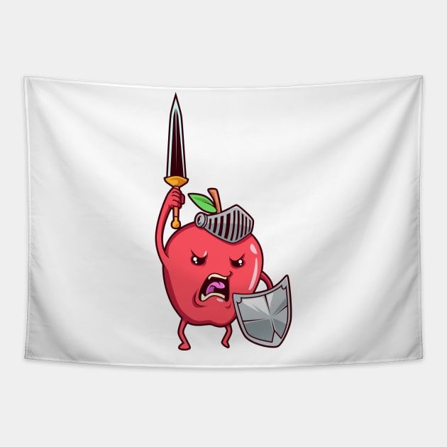 Roleplay character - Fighter - Apple Tapestry by Modern Medieval Design