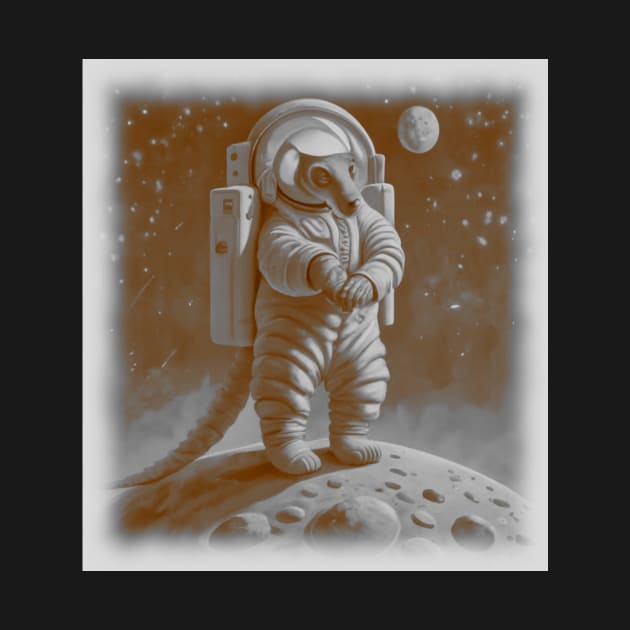 AI generated Pangolin on the moon by Catbrat