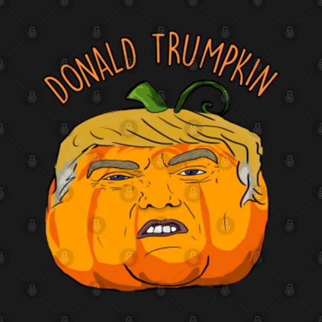 Donald Trumpkin Halloween Spooktober Pumpkin Meme by Barnyardy