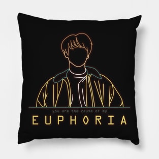 BTS JUNGKOOK EUPHORIA LINE ART Pillow