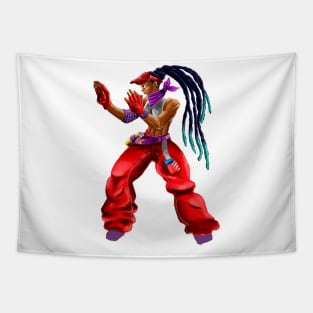 Afro-american fighter Tapestry