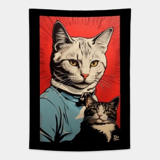 father with his son Tapestry