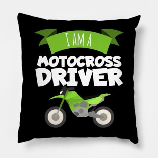 Motocross driver Pillow