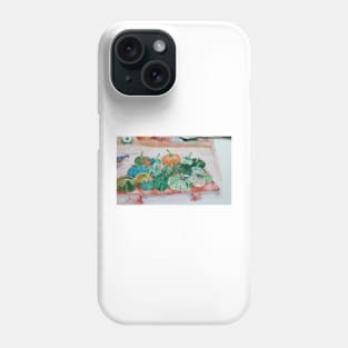 Summer Watercolor Pumpkin Squash Phone Case