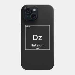 Copy of Deez nuts chemical periodic element science joke design white Phone Case