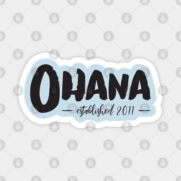 Ohana Magnet by tinkermamadesigns