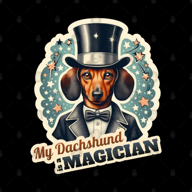 Magician Dachshund by k9-tee