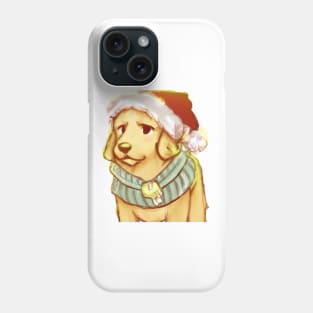 Cute Golden Retriever Drawing Phone Case