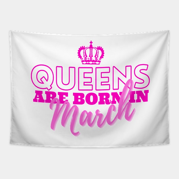 Queens are born in March Tapestry by HeavenlyTrashy