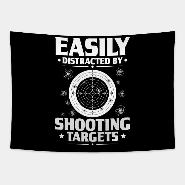 Sports Shooter Shooting Sports Sharpshooter Gift Tapestry by Krautshirts