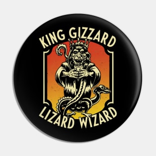 King Gizzard & the Lizard Wizard are an Australian rock band formed in 2010 in Melbourne, Victoria. The band's current lineup consists of Stu Mackenzie, Ambrose Kenny-Smith, Cook Craig, Joey Walker, Lucas Harwood, and Michael Cavanagh. Pin