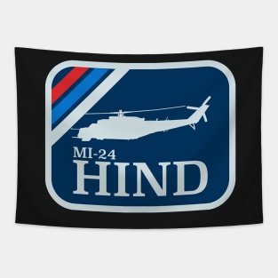 MI-24 Hind Patch Tapestry