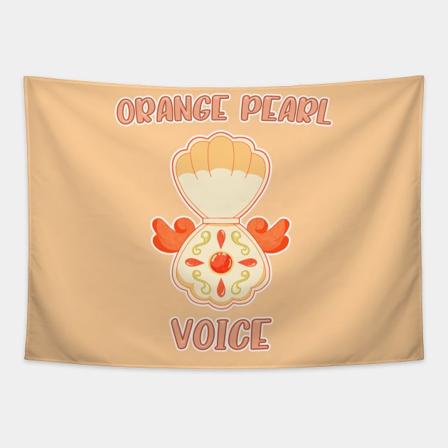 Orange Pearl Voice Tapestry by Kiroiharu