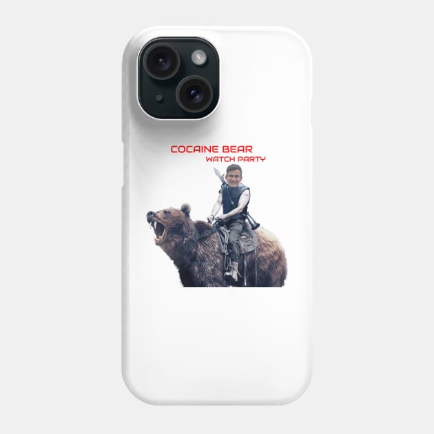 Cody Patzoldt Cocaine Bear Watch Party Phone Case by Brady Merch Stores