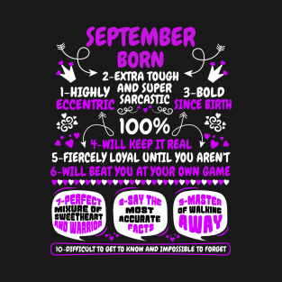 September Born T-Shirt