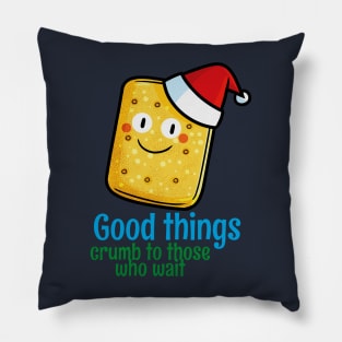 Cute christmas biscuit Pillow