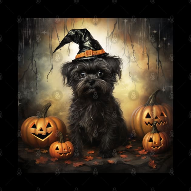 Affenpinscher Halloween by NatashaCuteShop