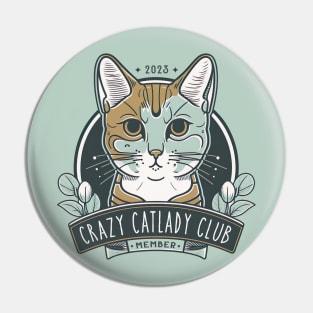 2023 Crazy Cat Lady Club Member Pin