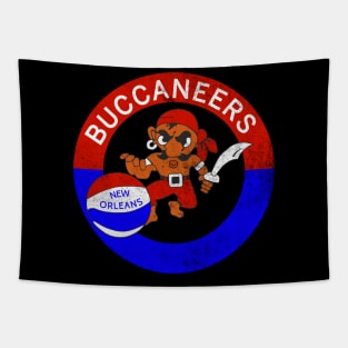 Defunct New Orleans Buccaneers ABA Basketball Tapestry