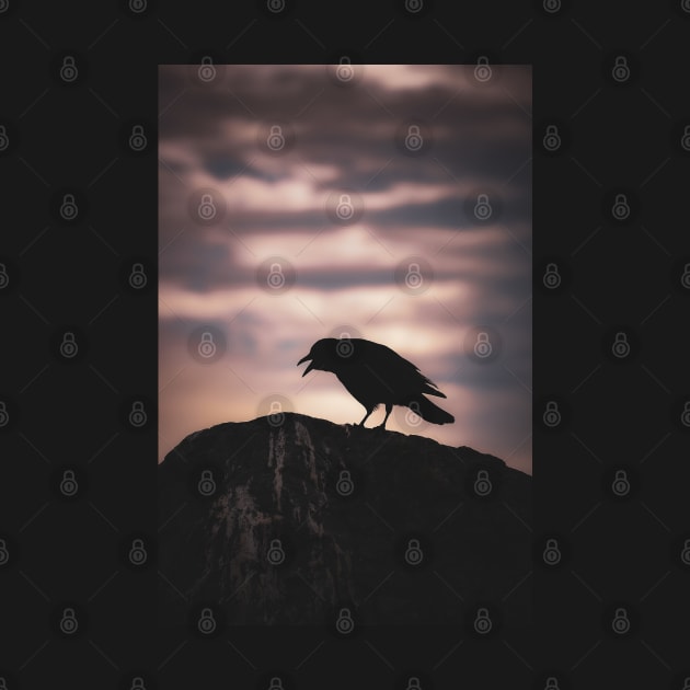 Crow silhouette by SandiLin