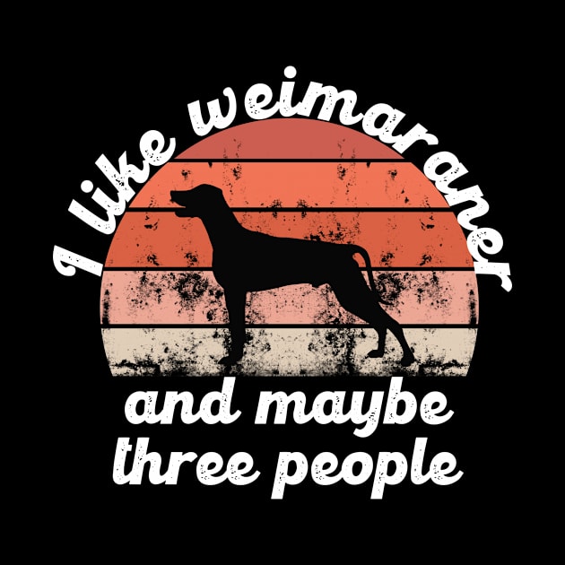 i like weimaraner and maybe three people by hatem