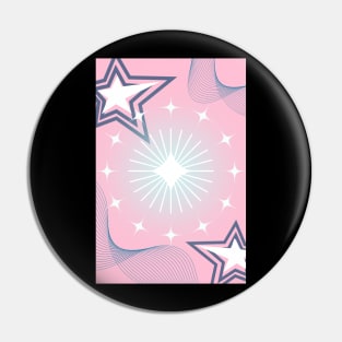 Star Circle Blue Pin