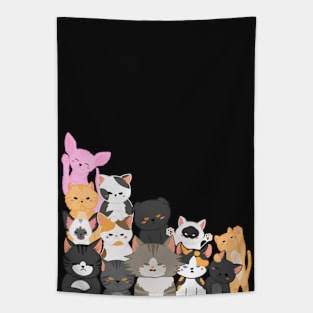 CHAOTIC CATS Tapestry