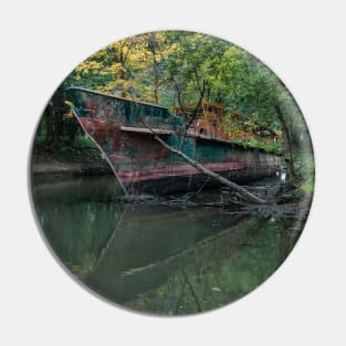 Abandoned Ghost Ship Pin