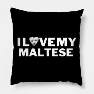 I love my maltese Pillow