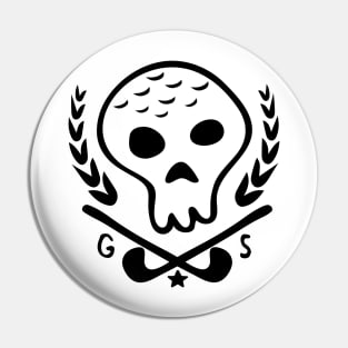 Golf Skeleton Pin