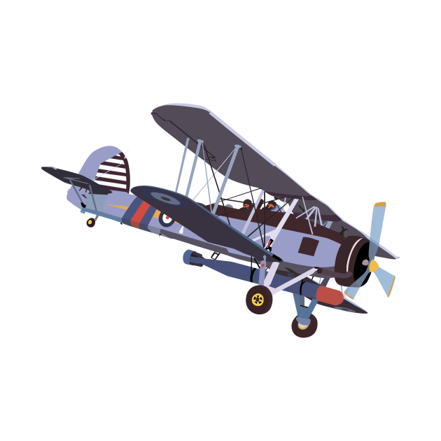 Fairey Swordfish British Torpedo Bomber by NorseTech