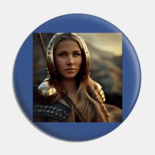 Viking Shield Maiden Pin