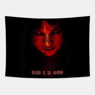 Halloween Horror Bloody Face Tapestry