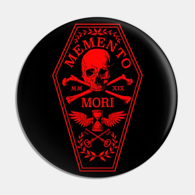 Memento Mori Pin by RavenWake