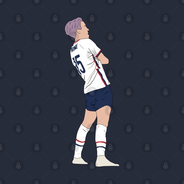 Discover Megan Rapinoe USA Penalty Shootout Stance Tokyo - Megan Rapinoe - T-Shirt