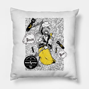 Banana Cowboys Pillow