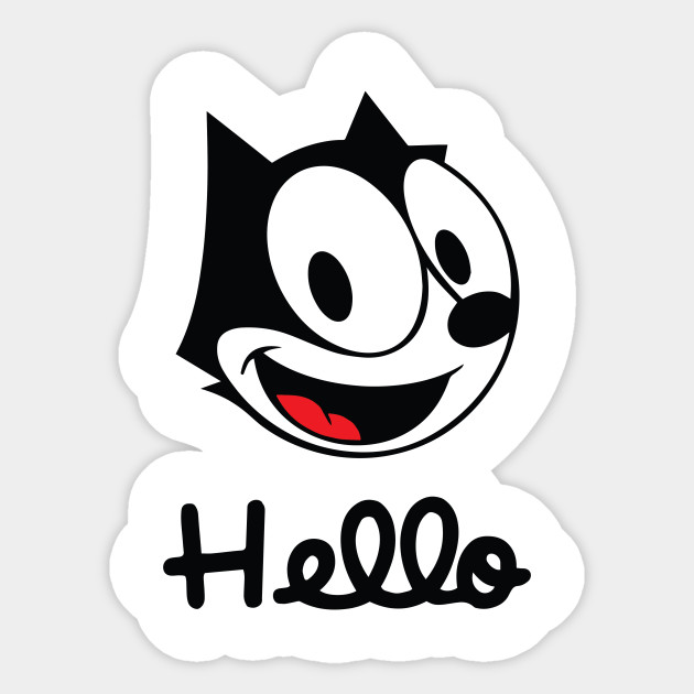 The Cat Named Felix Felix The Cat Sticker Teepublic Uk