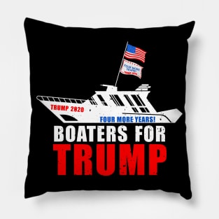 Boaters For Trump 2024 Pillow